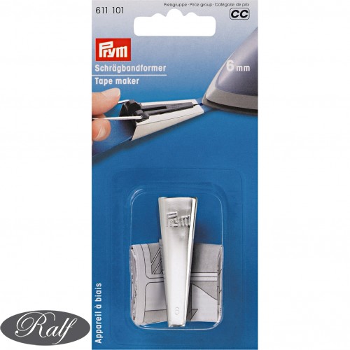 Dispozitiv metalic pt. confectionat banda bias, marime 6 mm - Prym 611101